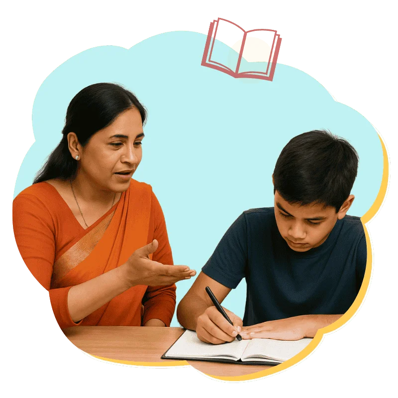 tutor and student.